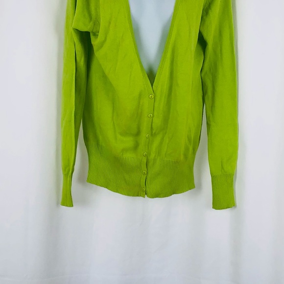 Bongo Cotton button front cardigan sweater L - Picture 7 of 14